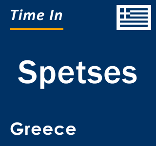 Current local time in Spetses, Greece