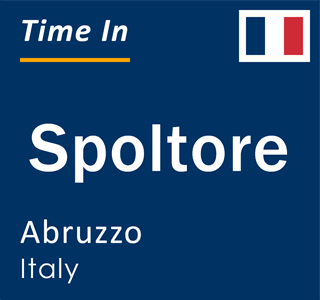 Current time in Spoltore, Abruzzo, Italy
