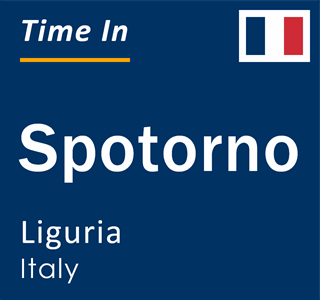 Current local time in Spotorno, Liguria, Italy