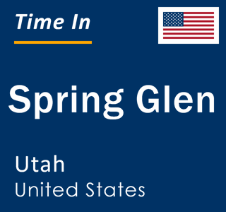 Current local time in Spring Glen, Utah, United States