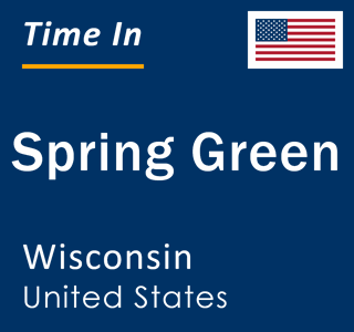 Current local time in Spring Green, Wisconsin, United States