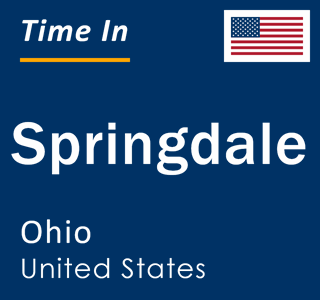 Current local time in Springdale, Ohio, United States