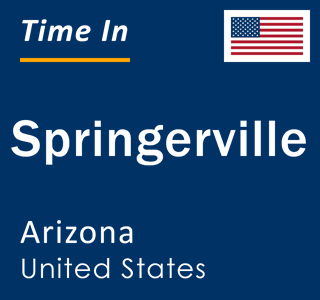 Current local time in Springerville, Arizona, United States