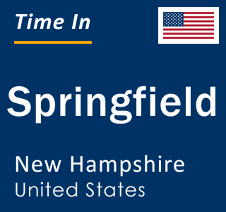 Current local time in Springfield, New Hampshire, United States