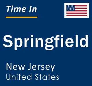 Current local time in Springfield, New Jersey, United States