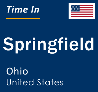 Current time in Springfield, Ohio, United States