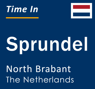 Current local time in Sprundel, North Brabant, The Netherlands