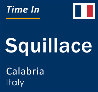 Current local time in Squillace, Calabria, Italy