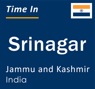 Current time in Srinagar, Jammu and Kashmir, India