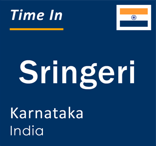 Current local time in Sringeri, Karnataka, India