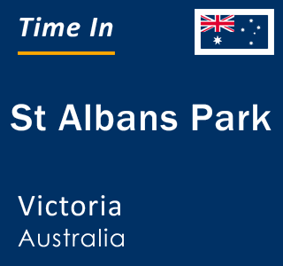 Current local time in St Albans Park, Victoria, Australia