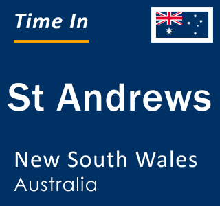 Current local time in St Andrews, New South Wales, Australia