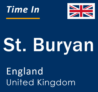 Current local time in St. Buryan, England, United Kingdom