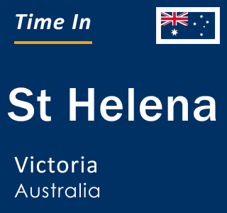 Current local time in St Helena, Victoria, Australia