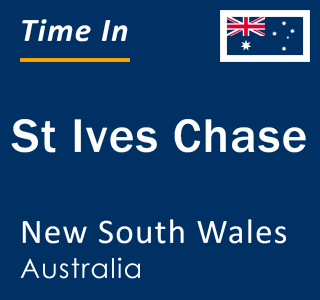 Current local time in St Ives Chase, New South Wales, Australia