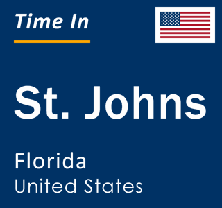 Current local time in St. Johns, Florida, United States