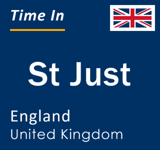 Current local time in St Just, England, United Kingdom