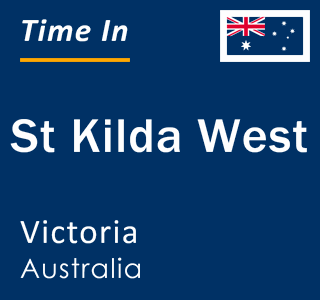 Current local time in St Kilda West, Victoria, Australia