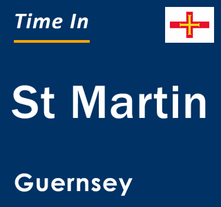 Current local time in St Martin, Guernsey