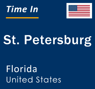 Current local time in St. Petersburg, Florida, United States