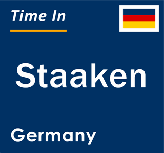 Current local time in Staaken, Germany