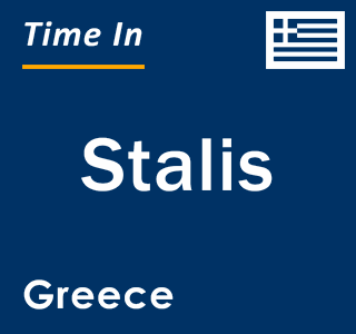 Current local time in Stalis, Greece