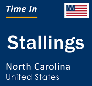 Current local time in Stallings, North Carolina, United States