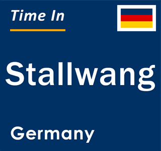 Current local time in Stallwang, Germany