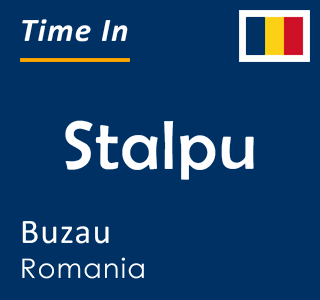 Current time in Stalpu, Buzau, Romania