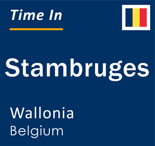 Current local time in Stambruges, Wallonia, Belgium