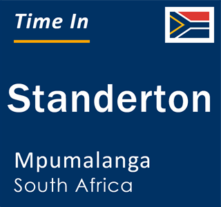Current local time in Standerton, Mpumalanga, South Africa
