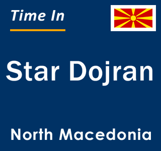 Current local time in Star Dojran, North Macedonia