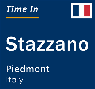 Current local time in Stazzano, Piedmont, Italy