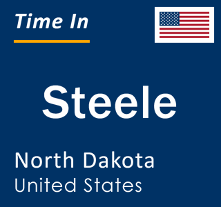Current local time in Steele, North Dakota, United States