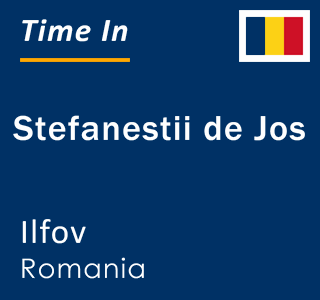 Current local time in Stefanestii de Jos, Ilfov, Romania