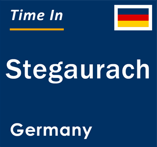 Current local time in Stegaurach, Germany