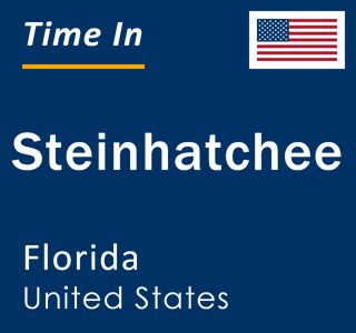 Current local time in Steinhatchee, Florida, United States