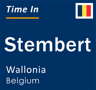 Current local time in Stembert, Wallonia, Belgium