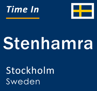 Current local time in Stenhamra, Stockholm, Sweden