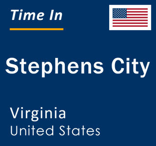 Current local time in Stephens City, Virginia, United States