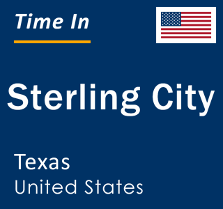 Current local time in Sterling City, Texas, United States