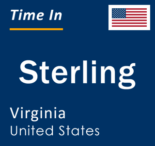 Current local time in Sterling, Virginia, United States