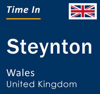 Current local time in Steynton, Wales, United Kingdom