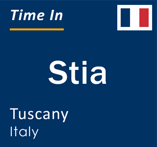 Current local time in Stia, Tuscany, Italy