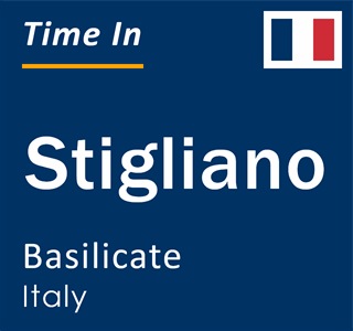 Current local time in Stigliano, Basilicate, Italy