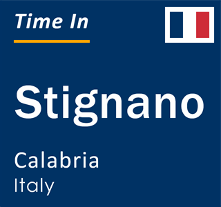 Current local time in Stignano, Calabria, Italy