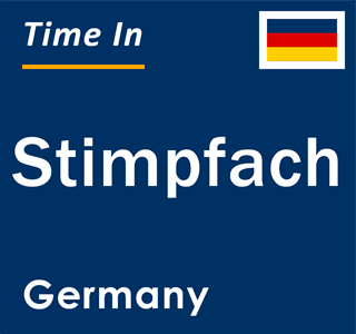 Current local time in Stimpfach, Germany