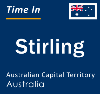 Current local time in Stirling, Australian Capital Territory, Australia