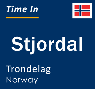 Current local time in Stjordal, Trondelag, Norway