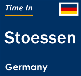 Current local time in Stoessen, Germany